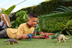 Jurassic World Rebirth Wild Roar Baryonyx Dinosaur Toy, Tail Controlled Attack Chomp & Sound