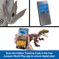 Jurassic World Rebirth Frenzy Pack Archaeornithomimus Dinosaur Figure, Authentic Toy, Digital Play