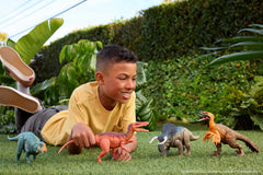 Jurassic World Rebirth Wild Roar Aucasaurus Dinosaur Toy, Tail Controlled Attack Chomp & Sound