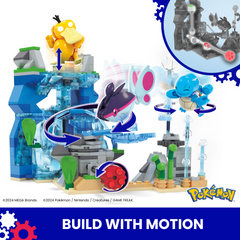 MEGA Pokémon Aquatic Adventure Building Toy Kit, With 3 Action Figures (319 Pieces) For Kids