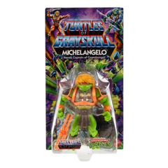 Motu Origins Turtles Of Grayskull Michelangelo Action Figure Toy, TMNT Masters Of The Universe