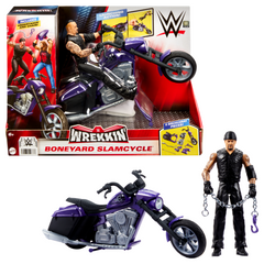 Wwe Wrekkin’ Véhicule et Fig. Boneyard Slamcycle et Undertaker