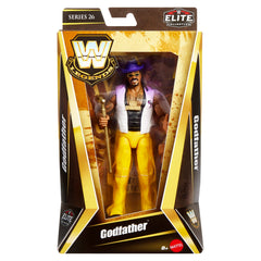 WWE Elite Legends Godfather Action Figure & Accessories, Series 26 Collectible Set, 6-inch