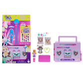 Polly Pocket Coffret de Jeu et Poupée Révélation Tenues Danse Disco