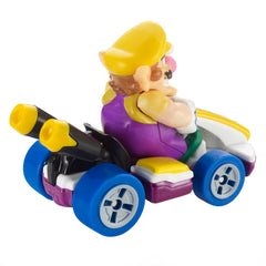 Hot Wheels Mario Kart Veículo de Brinquedo Kart Padrão Wario