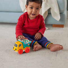 Fisher-Price Camion-Benne Roulis-Boulis, Jouet à Pousser Avec Perles