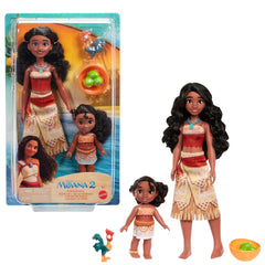 Disney Moana 2 Moana & Simea Sister Set With 2 Fashion Dolls & 3 Accessories, Inspired By The Movie