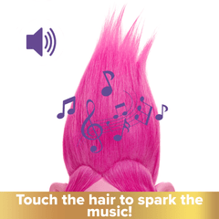 Dreamworks Trolls Band Together Rainbow Hairtunes Poppy Doll, Light & Sound, Toys inspired By The Movie
