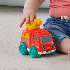 Fisher-Price  Camion de Pompiers Sonore, Jouet à Pousser Pour Bébés