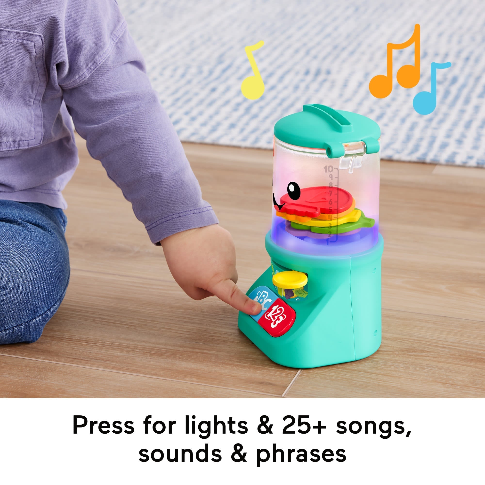 Fisher-Price Laugh & Learn Counting & Colors Smoothie Maker Musical Toy Blender For infants
