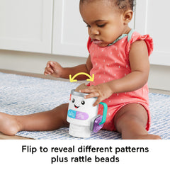 Fisher-Price Laugh & Learn Wake Up & Learn Coffee Mug Baby & Toddler Toy With Music & Lights