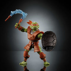 Masters Universe Origins Turtles Grayskull Michelangelo Action Figure, Reptile Wars Tmnt MOTU Toy