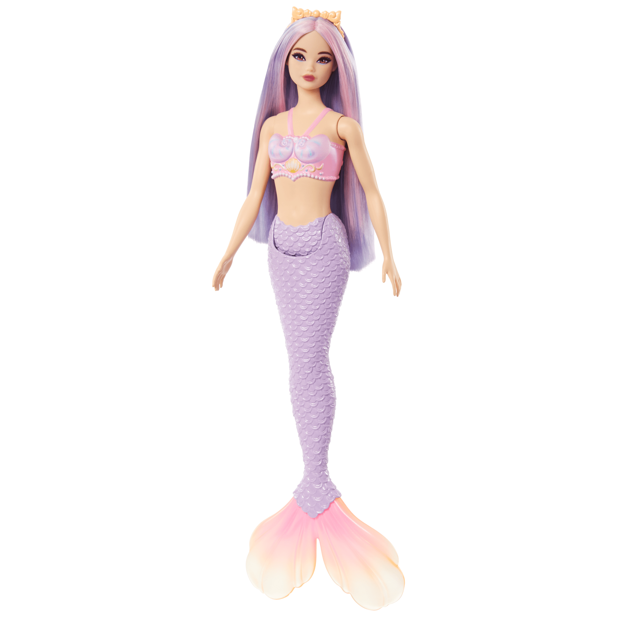 Barbie-Poupées Sirènes Avec Cheveux et Nageoire Colorés et Serre-Tête