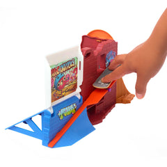 Hot Wheels Skate Pista de Brinquedo Set Loja de Donuts